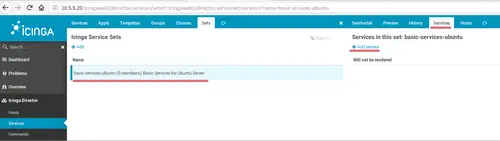 Created ServicesSet