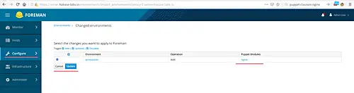 Activate Puppet Modules