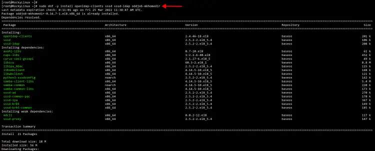 install openldap client and sssd service