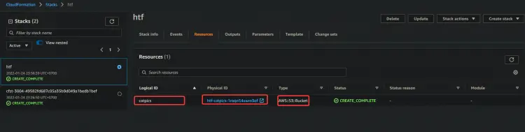 creating a stack