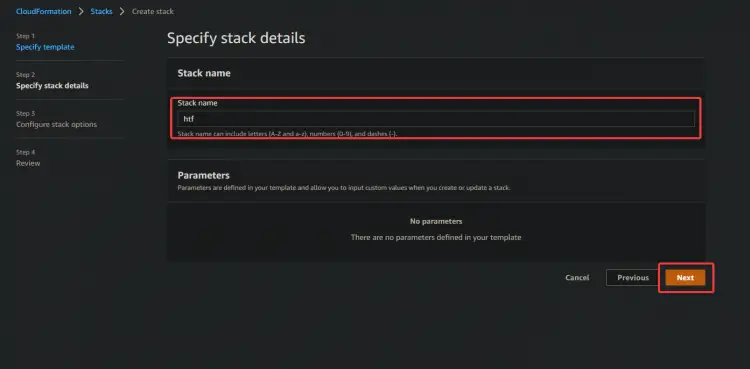 creating a stack