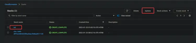 Updating Your Stack