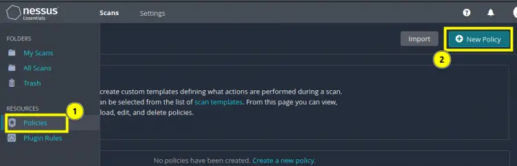 Creating a Policy