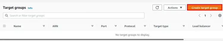 Creating target group