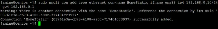 ethernet configuration profile