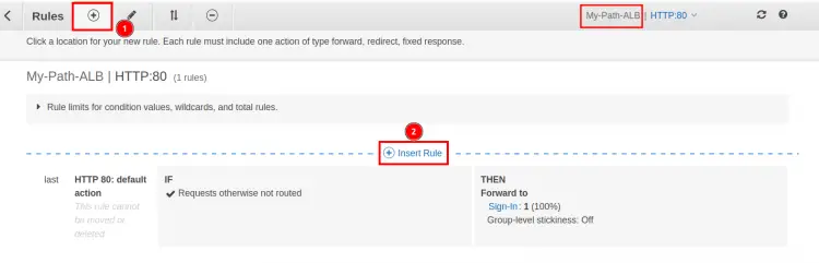 Adding Path based Forwarding Rules