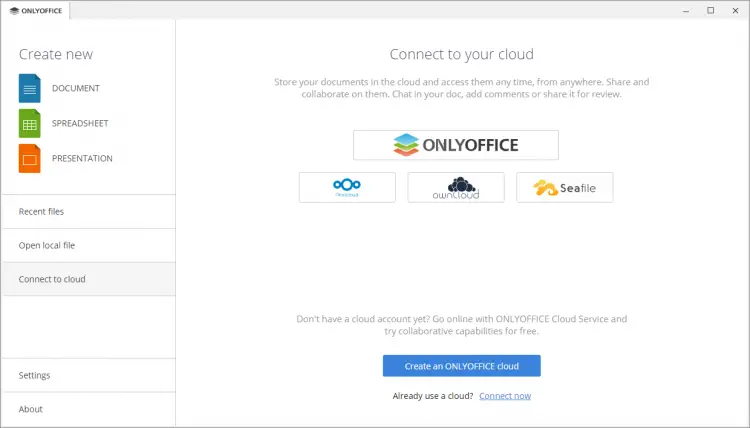 Seafile Icon in ONLYOFFICE