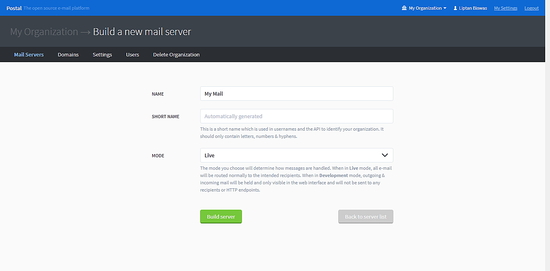 Build a new Mail Server