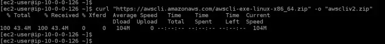 download the latest available version of AWS CLI