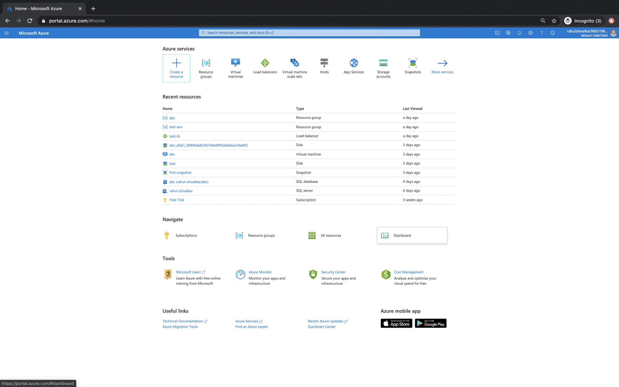 How to create a Load Balancer in Azure Cloud