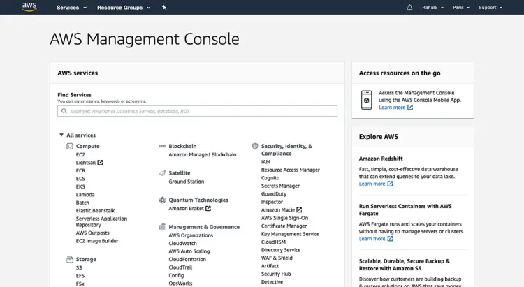 AWS Management Console