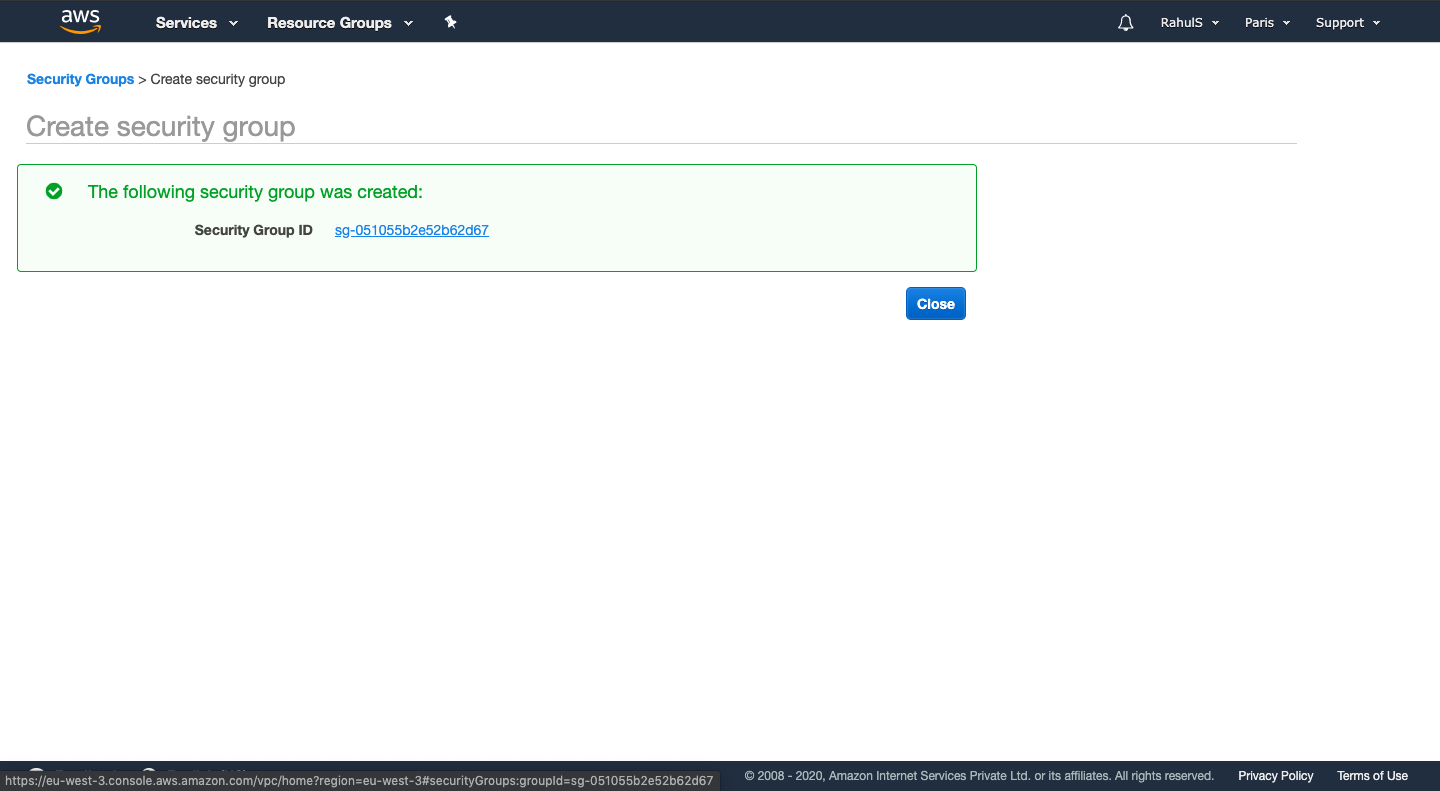 How to create a Security Group (SG) and Network Access Control List (NACL) in AWS