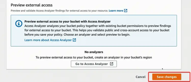 Setting Up Proper Bucket Policy 