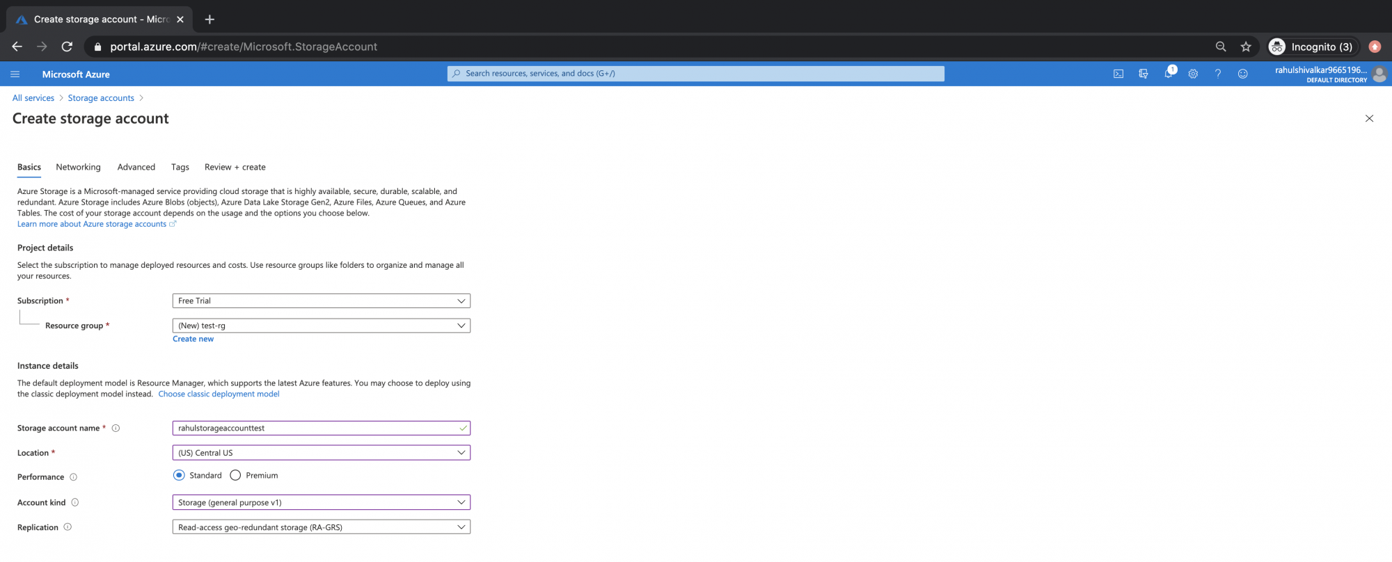 How to use Object Storage in Azure Cloud