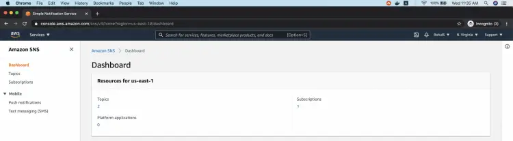 SNS Dashboard