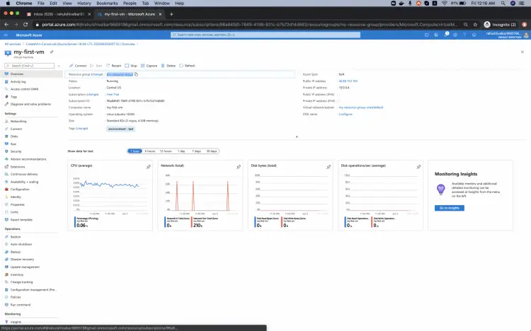 VM Dashboard