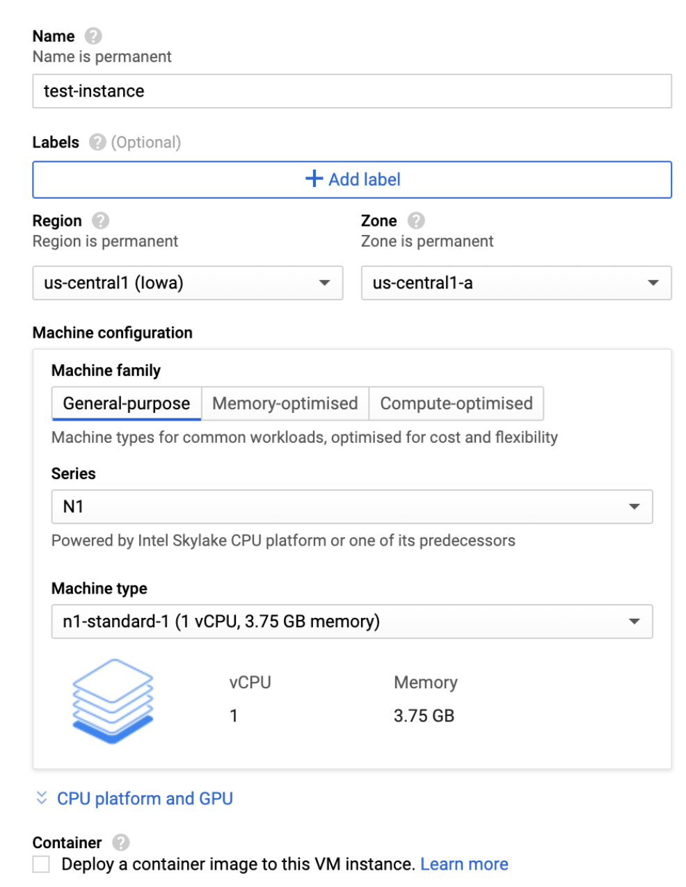 google cloud platform gcp