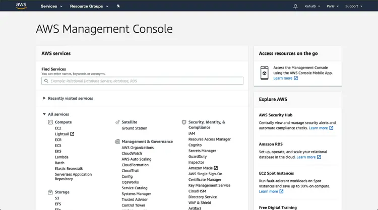 AWS Management Console