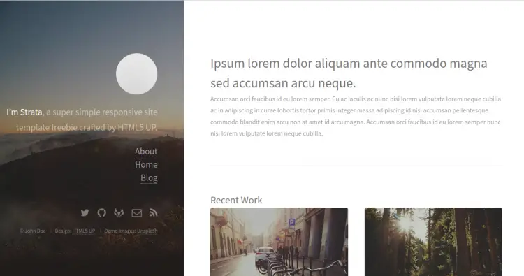 Website generated with Hugo