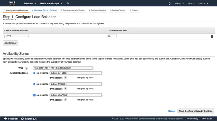 Load Balancer protocol