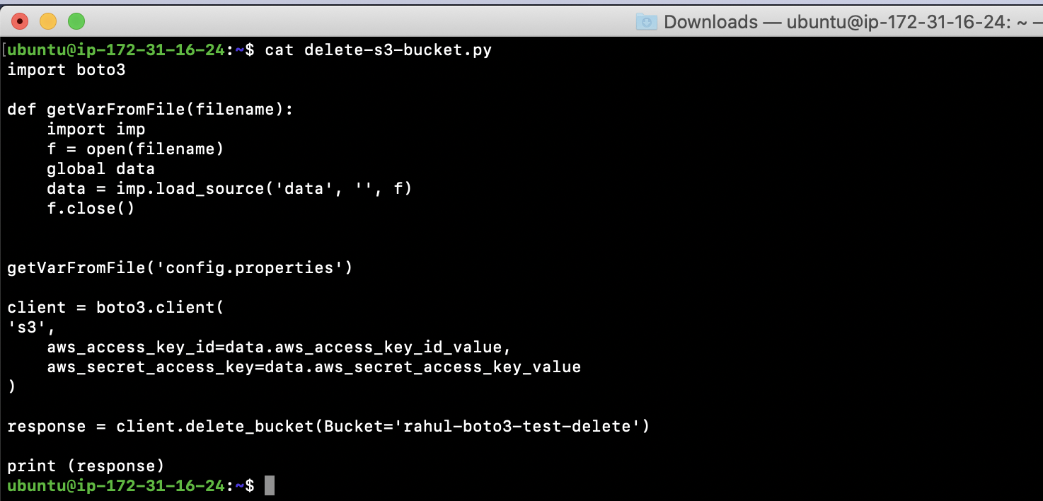 How to create an S3 Bucket using Python Boto3 on AWS