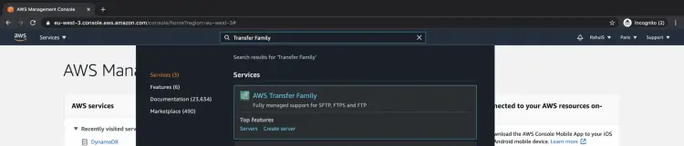 Search Transfer Family