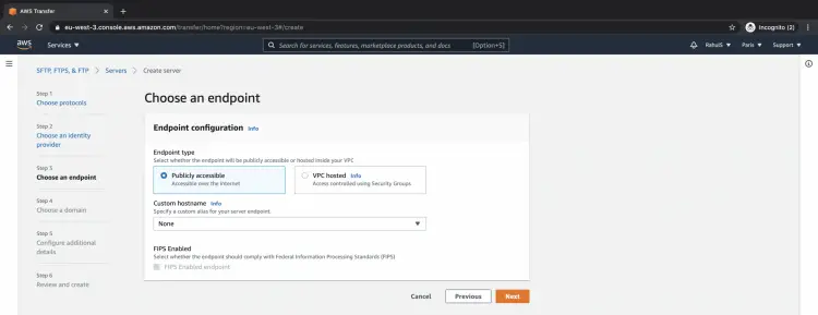 Endpoint configuration