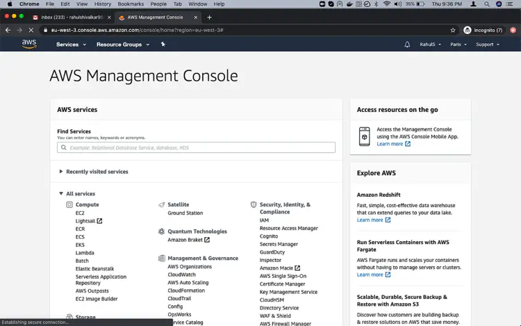 AWS Management Console