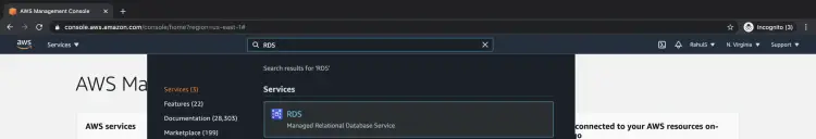 Search RDS