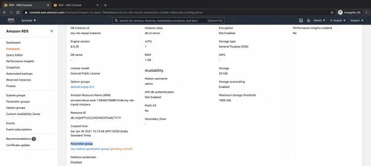 Changes in pending state