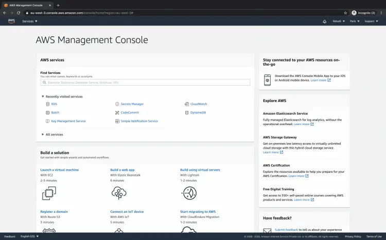 Main Dashboard