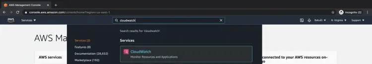 Search Cloudwatch