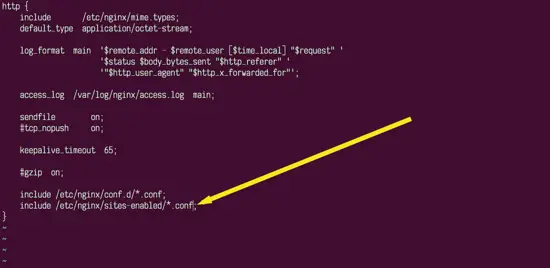 Install Nginx web server