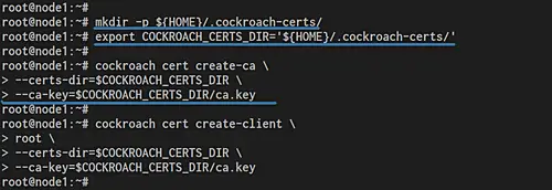 Create CA and Copy to All Nodes