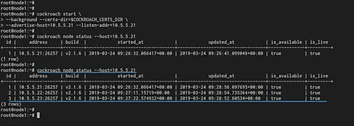 Add node to cluster