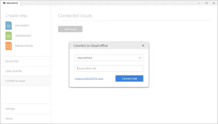 Connect ONLYOFFICE Desktop App