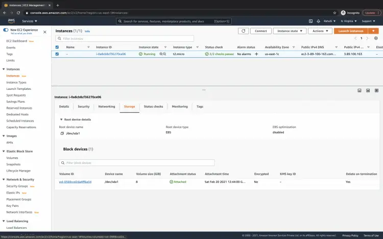 Check EC2 instance