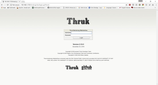 Thruk interface