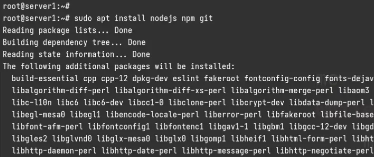 install nodejs and npm