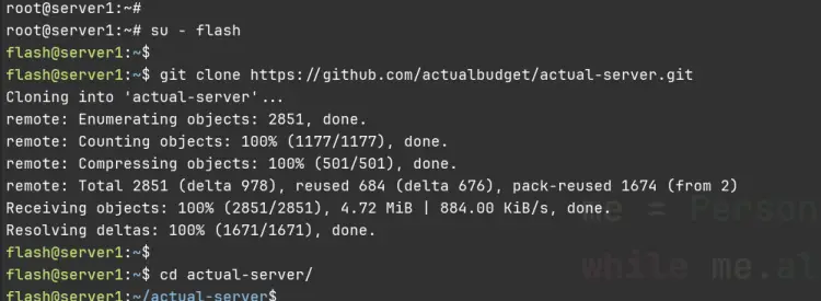 download actual-server