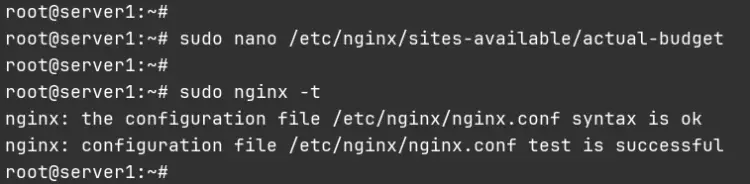 setup nginx