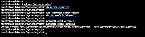 Start airsonic service