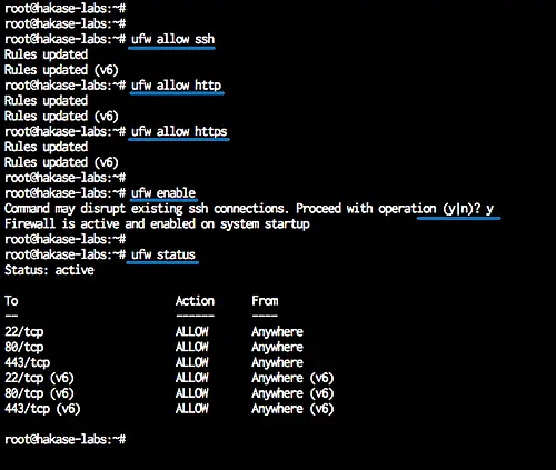 Configure UFW Firewall