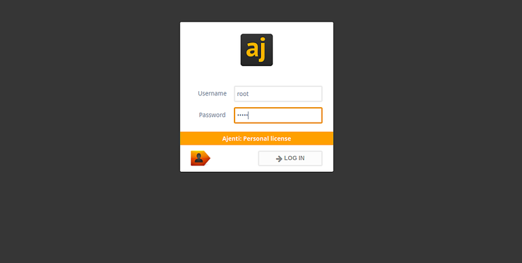 Log in