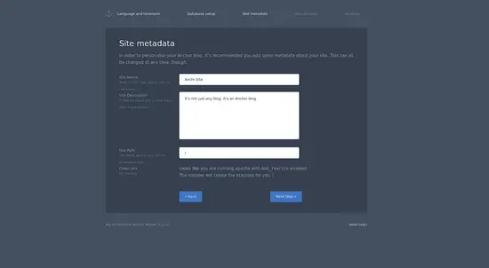 Site Metadata