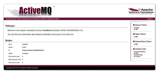 ActiveMQ Dashboard