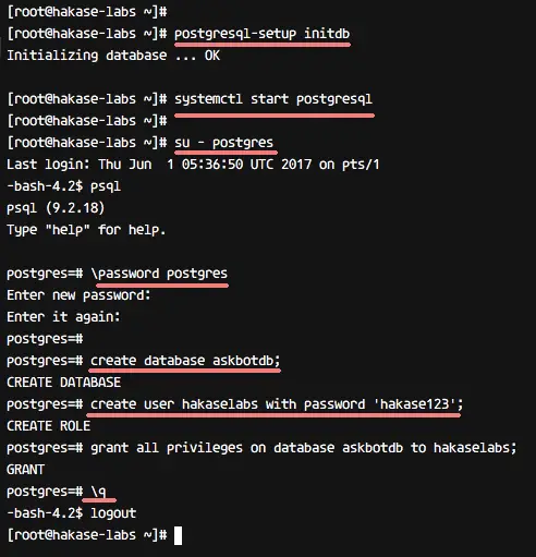 Install PostgreSQL