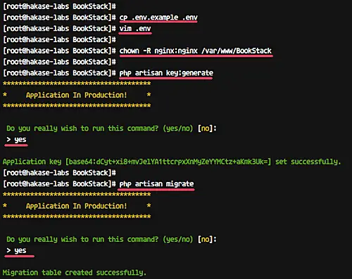 PHP artisan