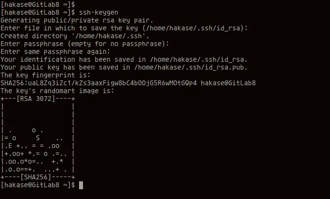 Generate SSH key