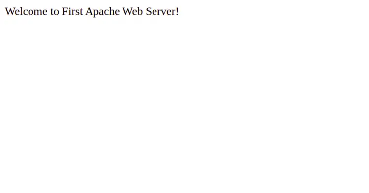 First server